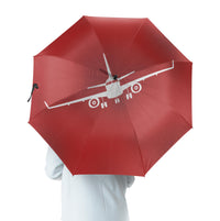 Thumbnail for Embraer E-190 Silhouette Plane Designed Umbrella