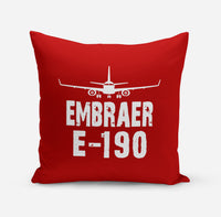 Thumbnail for Embraer E-190 & Plane Designed Pillows