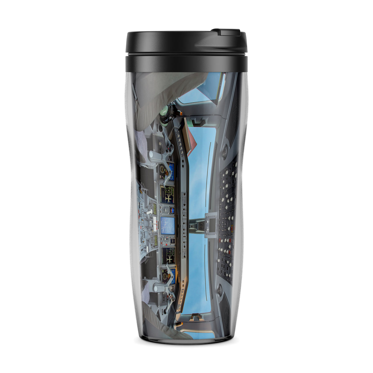 Embraer E190 Cockpit Designed Travel Mugs