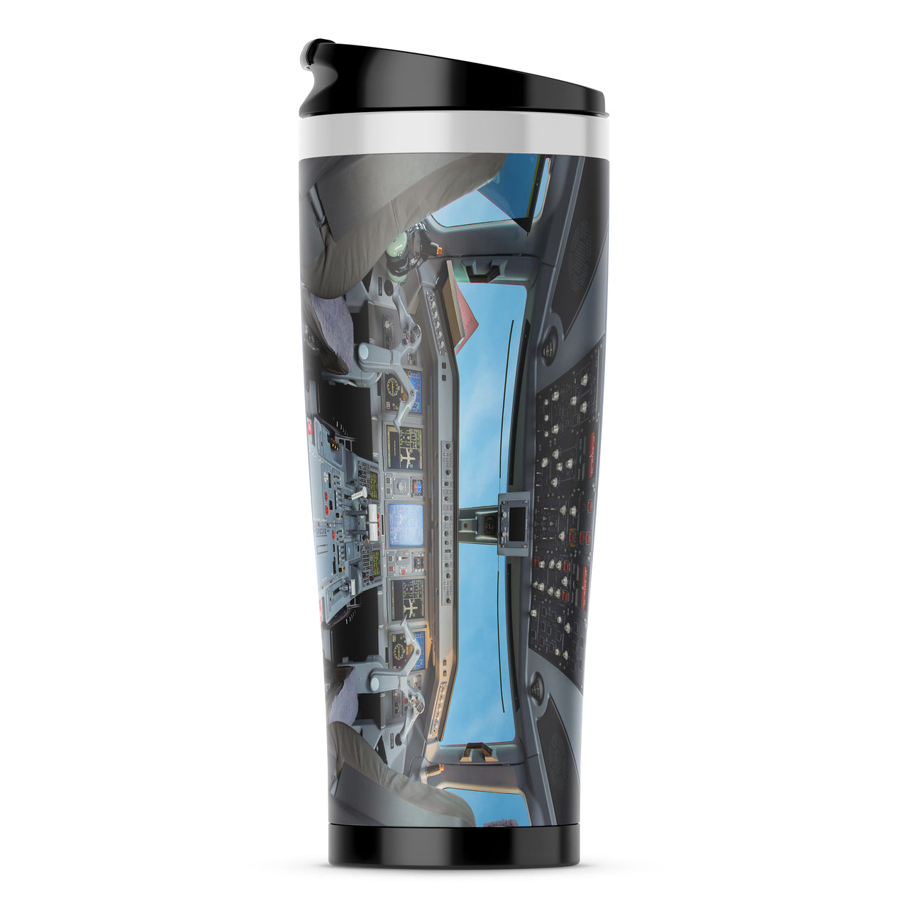 Embraer E190 Cockpit Designed Travel Mugs