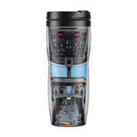 Thumbnail for Embraer E190 Cockpit-Horizontal Designed Plastic Travel Mugs