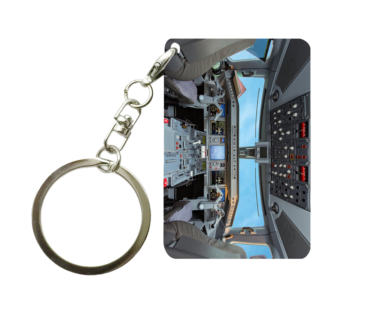 Embraer E190 Cockpit Designed Key Chains