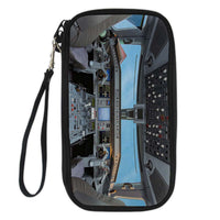 Thumbnail for Embraer E190 Cockpit Dreamliner Designed Travel Cases & Wallets