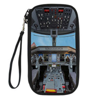 Thumbnail for Embraer E190 Cockpit Dreamliner Designed Travel Cases & Wallets