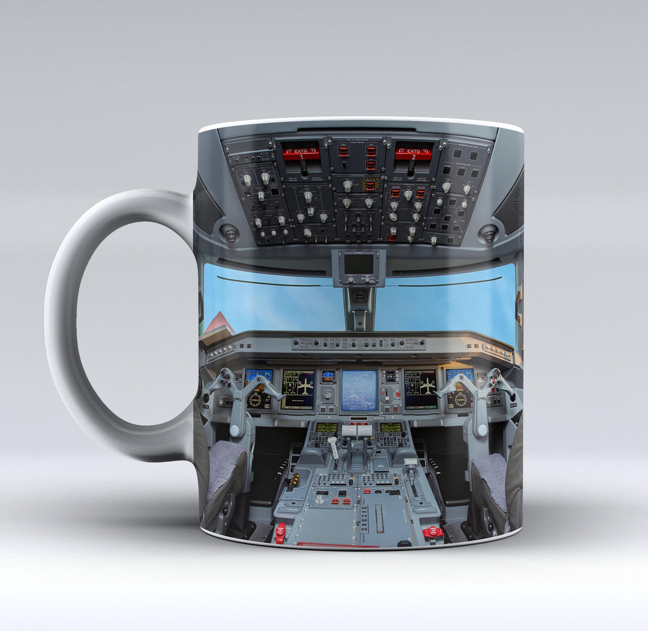 Embraer E190 Cockpit Designed Mugs