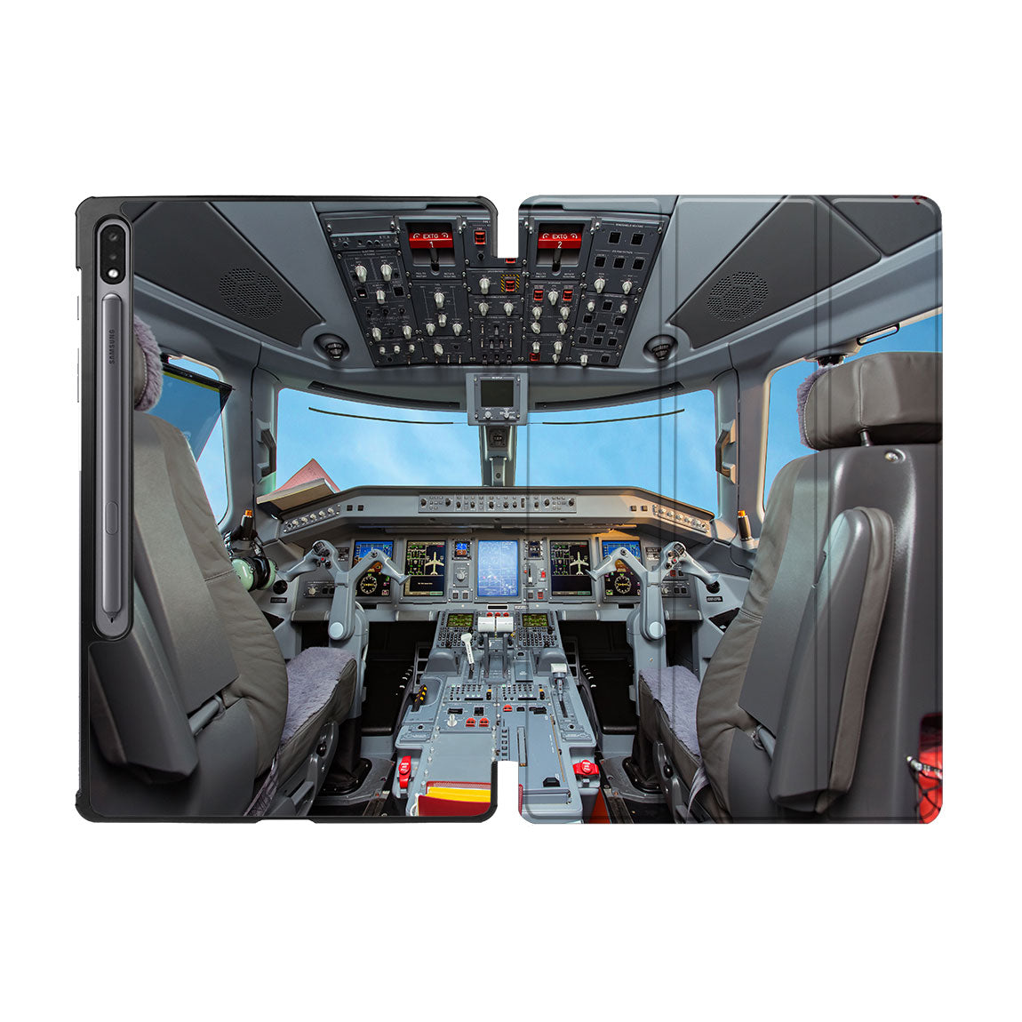 Embraer E190 Cockpit Designed Samsung Tablet Cases