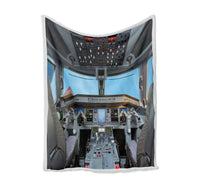 Thumbnail for Embraer E190 Cockpit Designed Bed Blankets & Covers