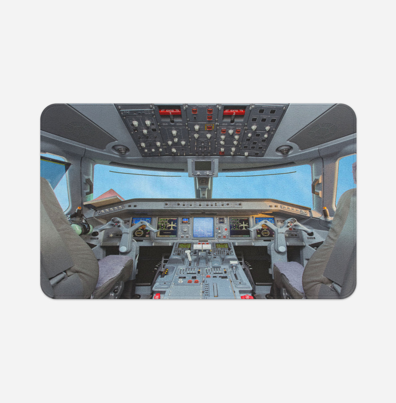 Embraer E190 Cockpit Designed Bath Mats