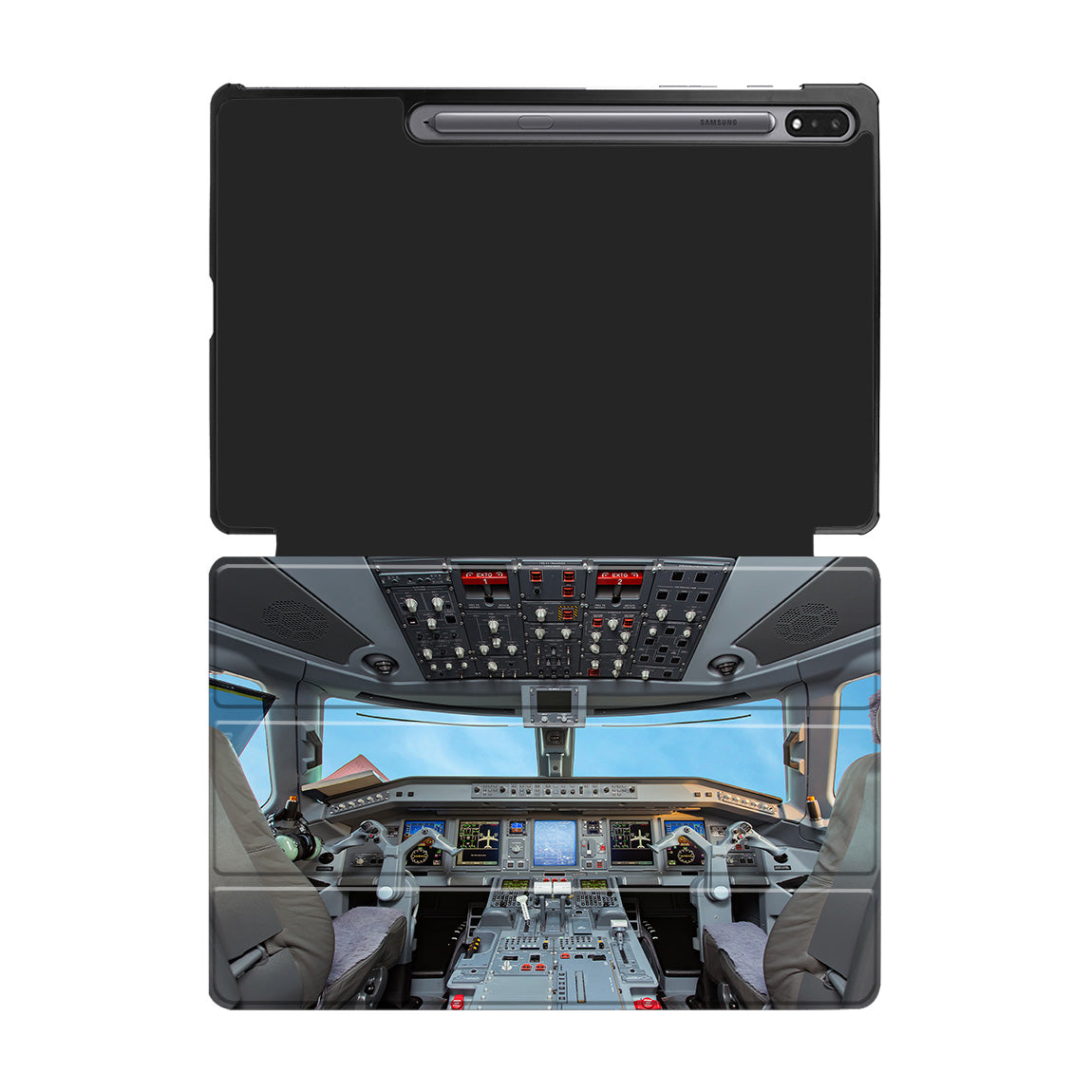 Embraer E190 Cockpit Designed Samsung Tablet Cases