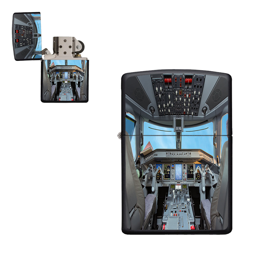 Embraer E190 Cockpit Designed Metal Lighters