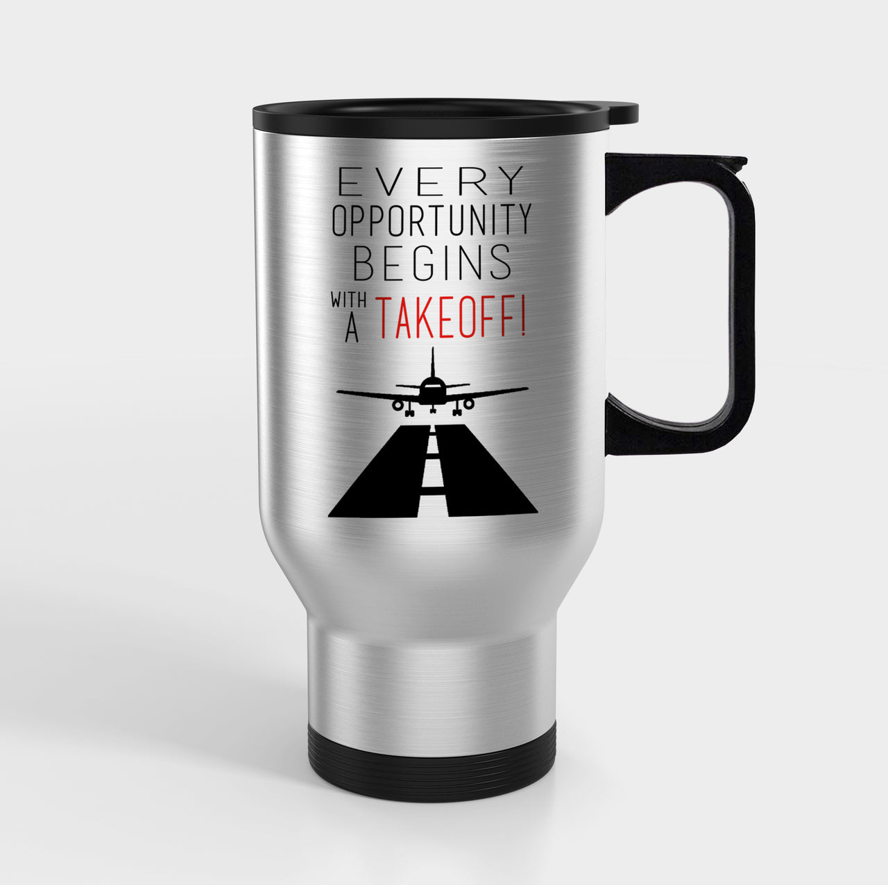 Every Opportunity Designed Travel Mugs (With Holder)