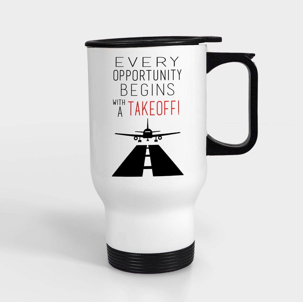 Every Opportunity Designed Travel Mugs (With Holder)