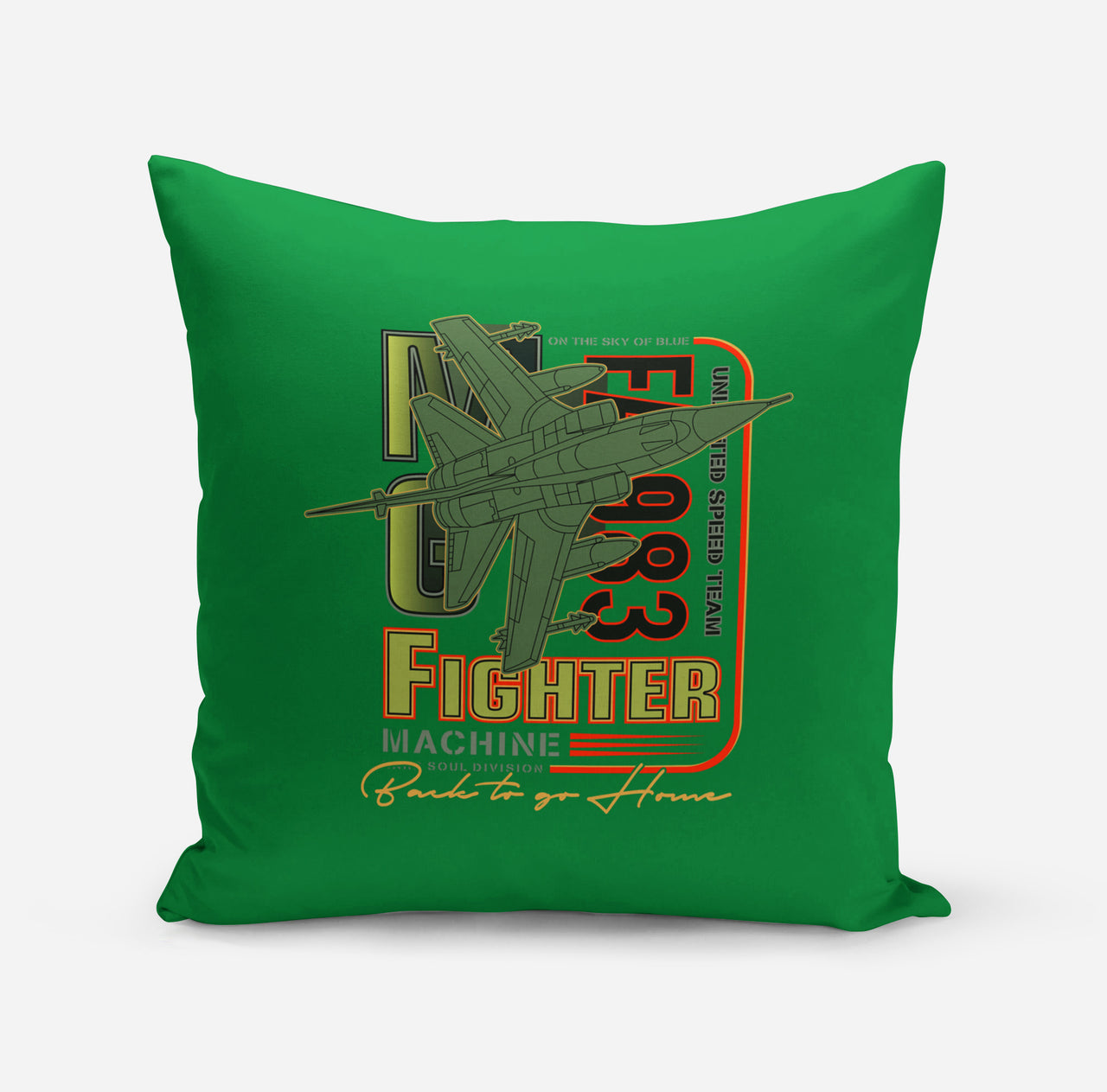 Fighter Machine Designed Pillows