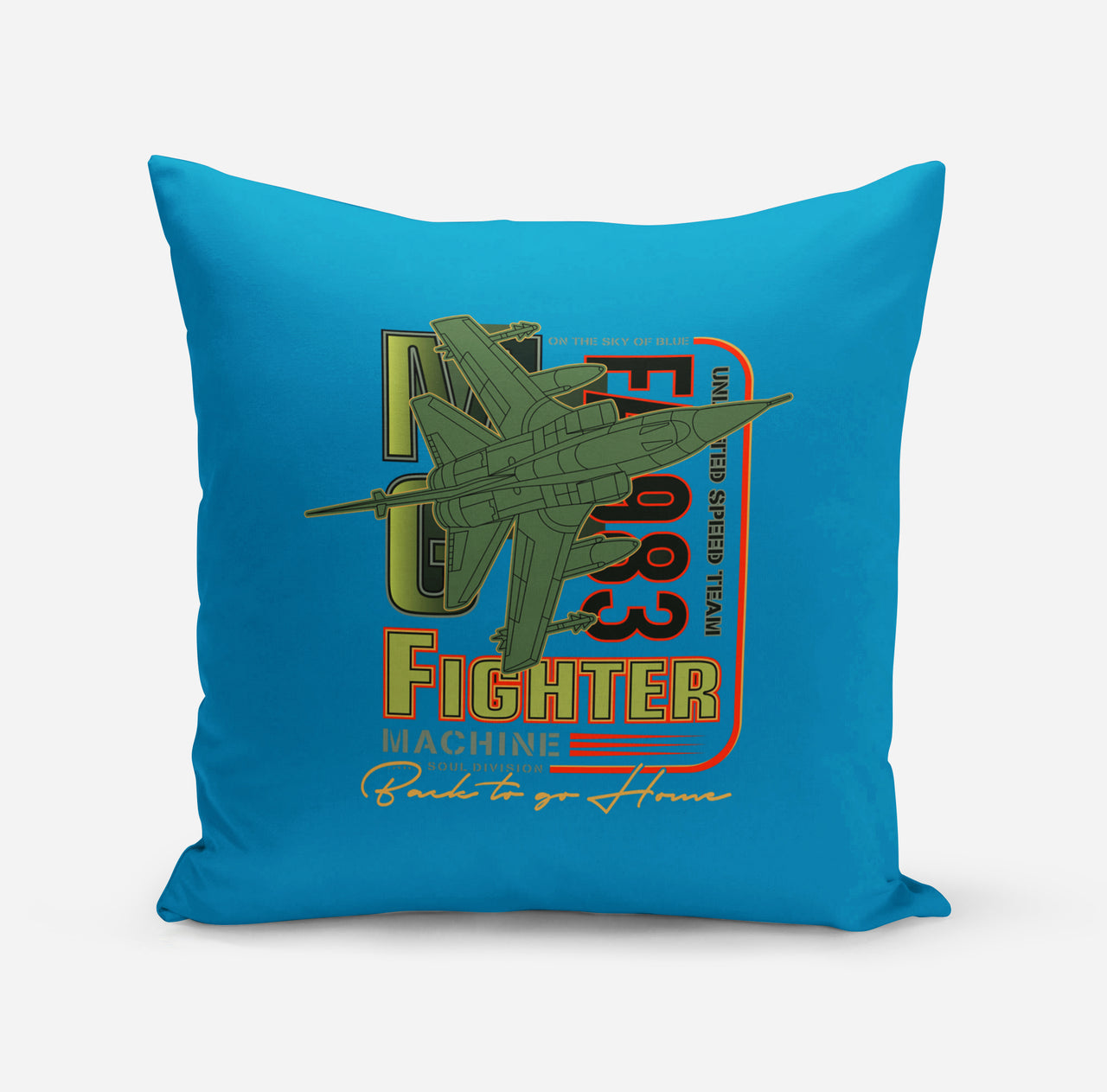 Fighter Machine Designed Pillows