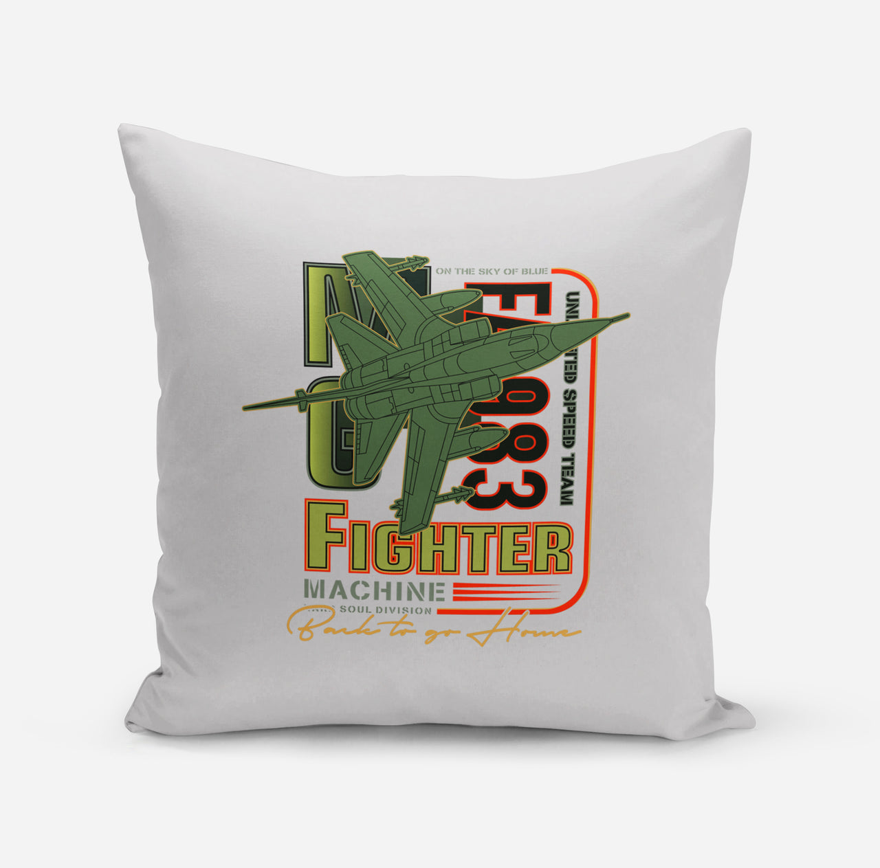 Fighter Machine Designed Pillows