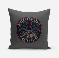 Thumbnail for Fighting Falcon F16 - Death From Above Designed Pillows