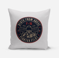 Thumbnail for Fighting Falcon F16 - Death From Above Designed Pillows