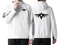 Thumbnail for Fighting Falcon F16 Silhouette Designed Windbreaker Jackets