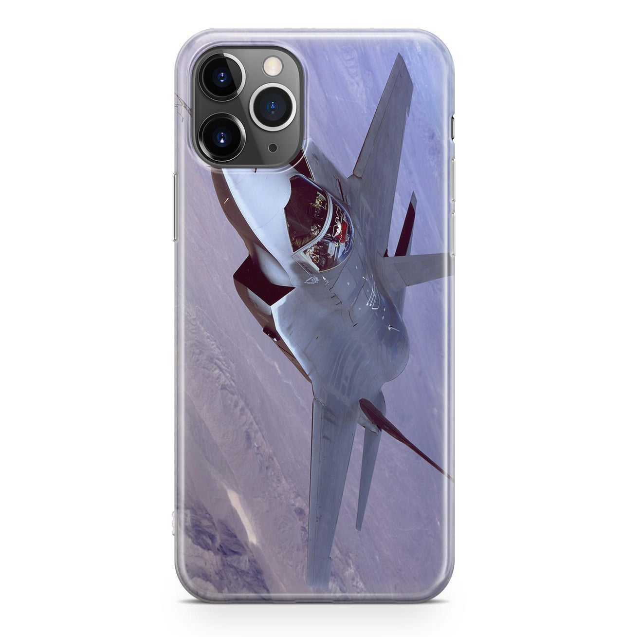 Fighting Falcon F35 Captured in the Air Designed iPhone Cases