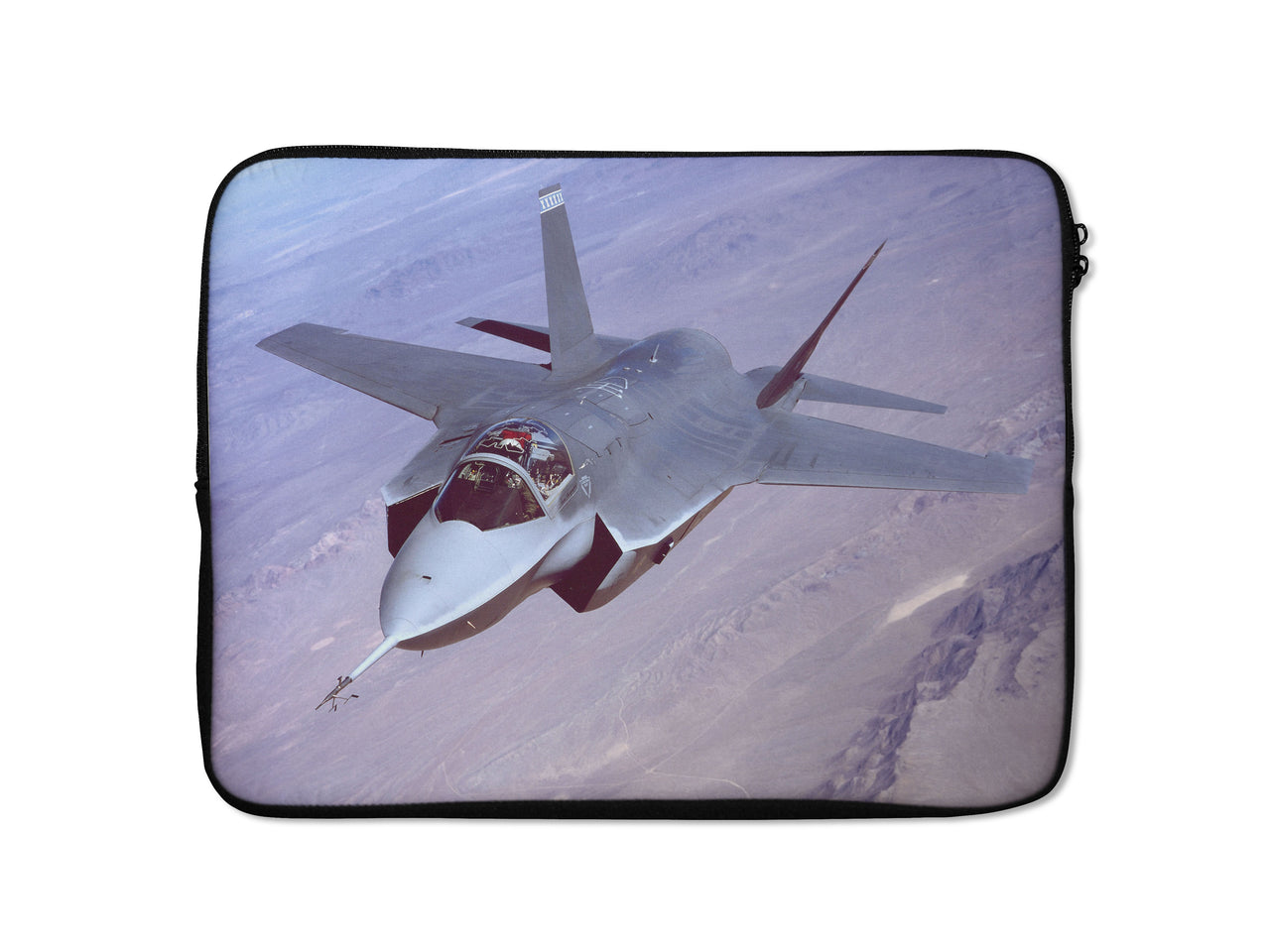 Fighting Falcon F35 Captured in the Air Designed Laptop & Tablet Cases