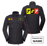 Thumbnail for Flat Colourful 727 Designed Military Coats