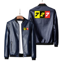 Thumbnail for Flat Colourful 727 Designed PU Leather Jackets