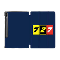 Thumbnail for Flat Colourful 727 Designed Samsung Tablet Cases