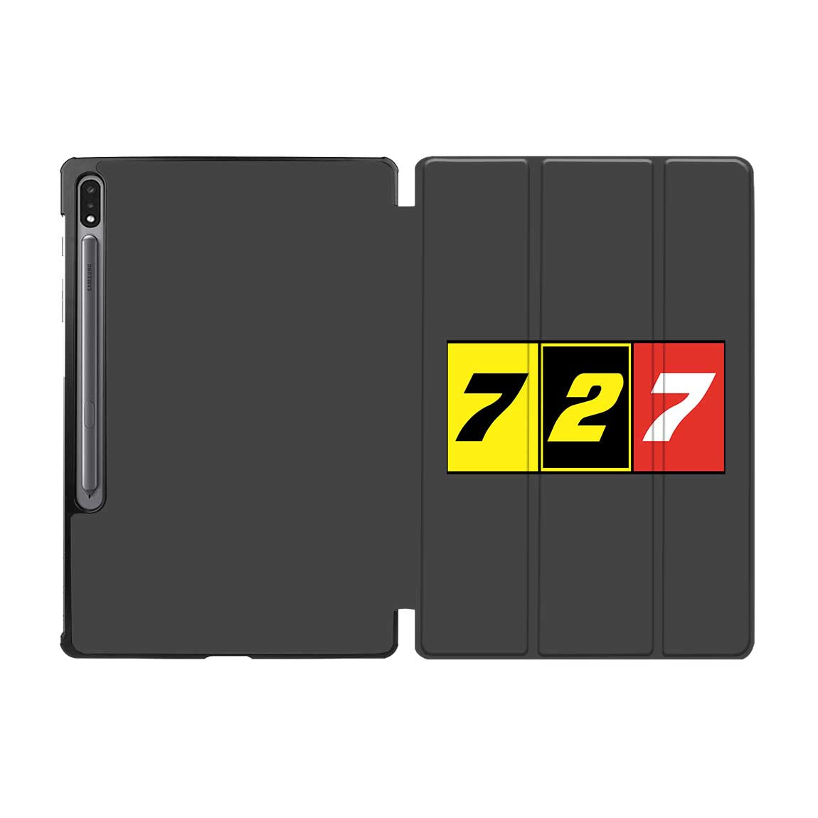 Flat Colourful 727 Designed Samsung Tablet Cases