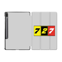 Thumbnail for Flat Colourful 727 Designed Samsung Tablet Cases