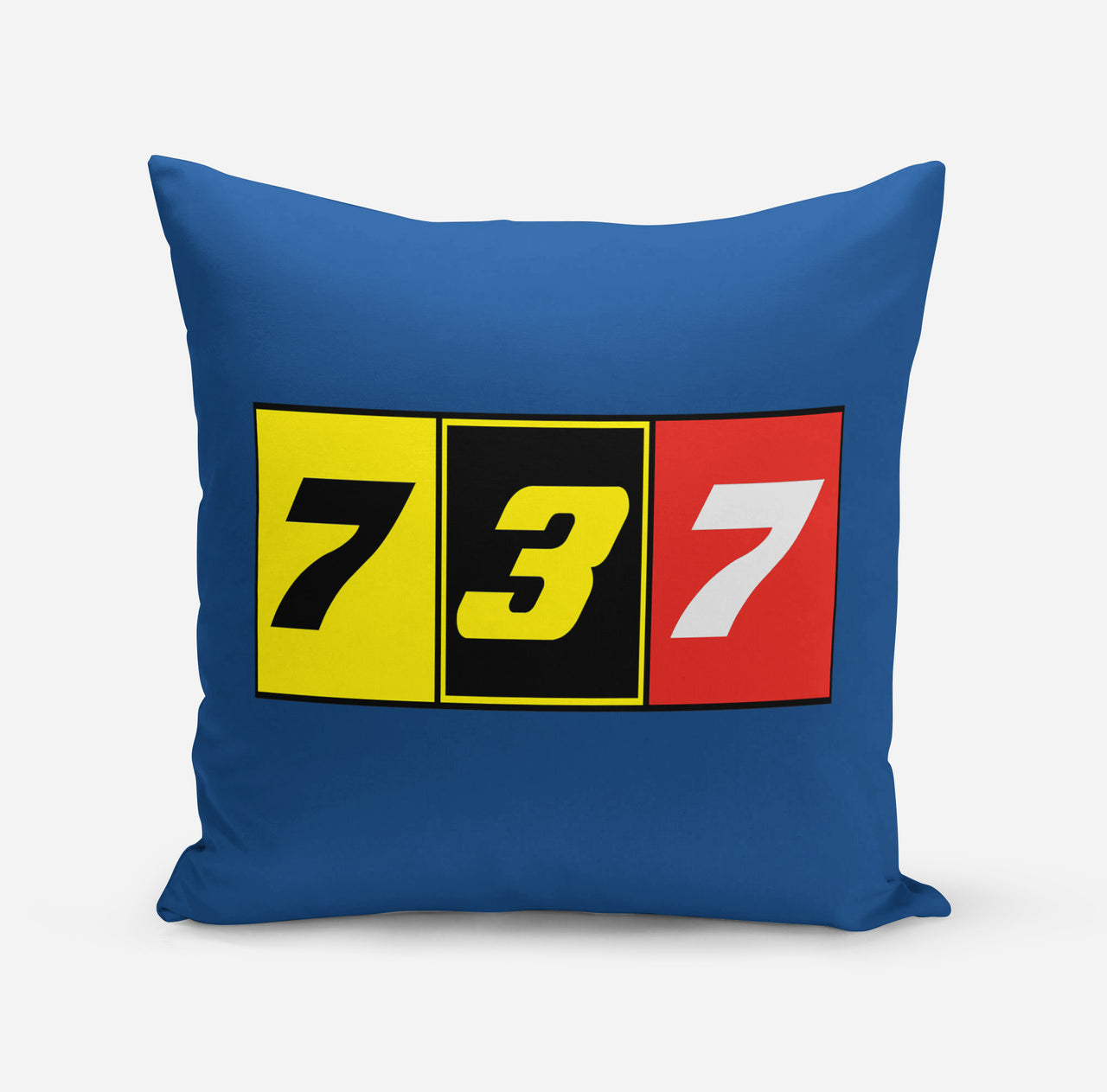 Flat Colourful 737 Designed Pillows