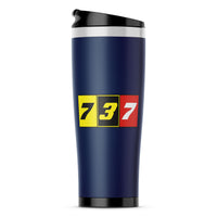 Thumbnail for Flat Colourful 737 Designed Travel Mugs