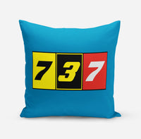 Thumbnail for Flat Colourful 737 Designed Pillows