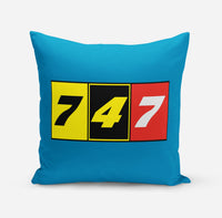 Thumbnail for Flat Colourful 747 Designed Pillows