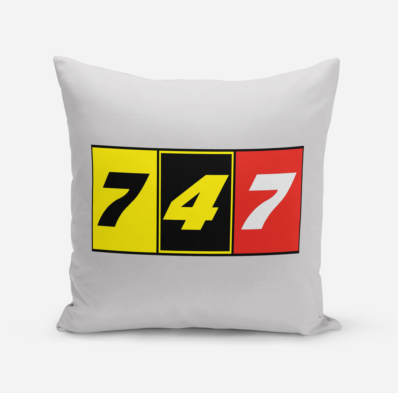 Flat Colourful 747 Designed Pillows