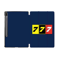 Thumbnail for Flat Colourful 777 Designed Samsung Tablet Cases