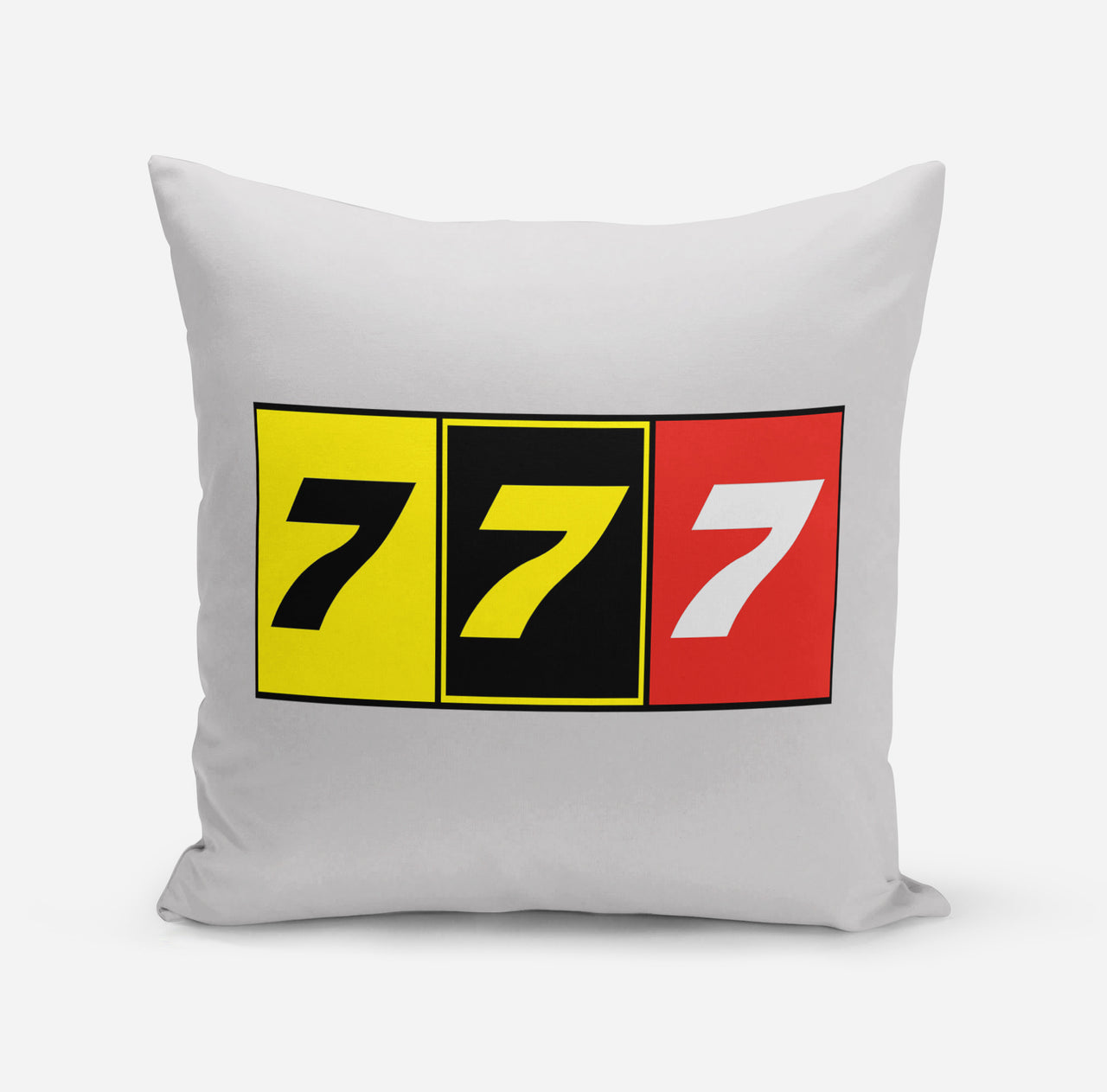 Flat Colourful 777 Designed Pillows