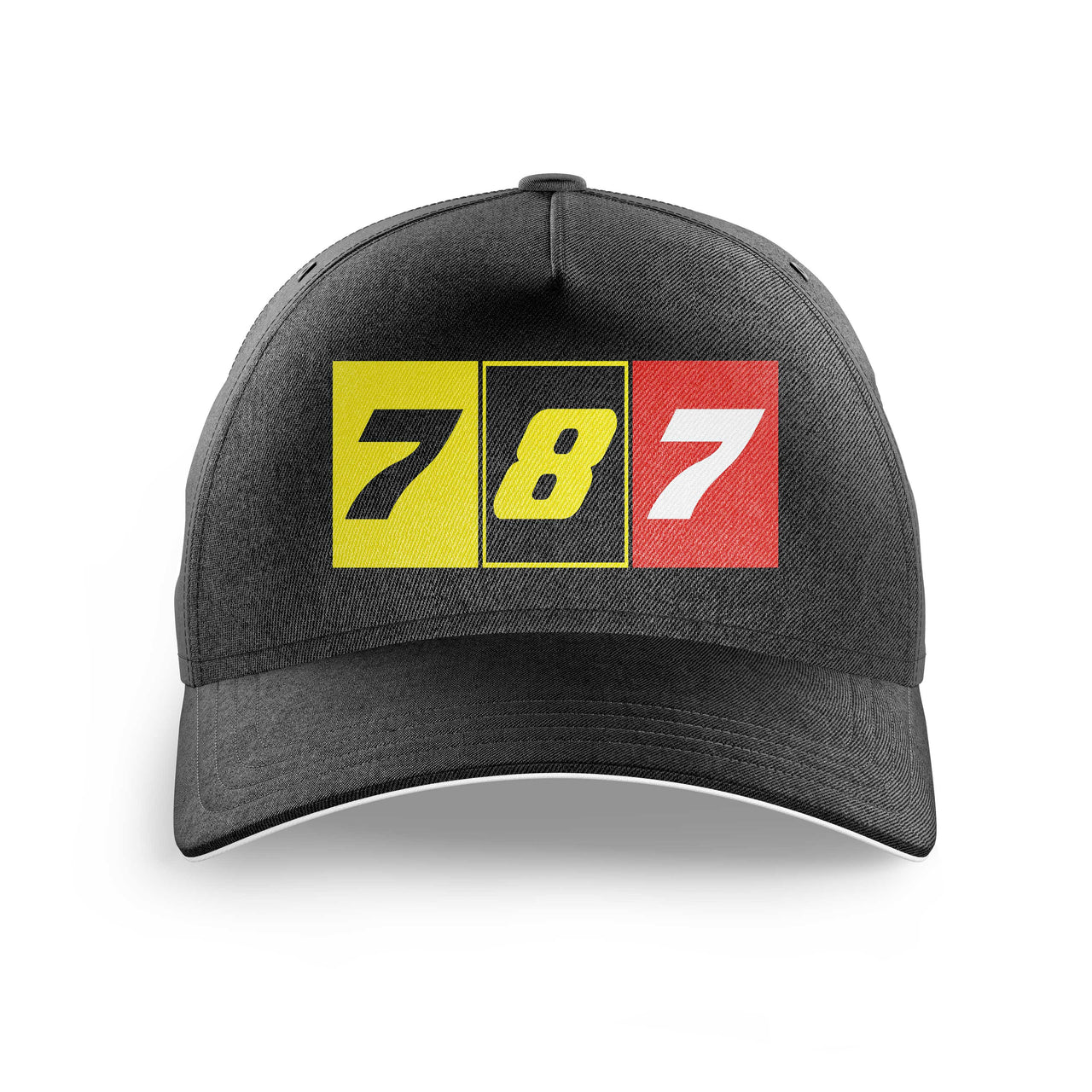 Flat Colourful 787 Printed Hats