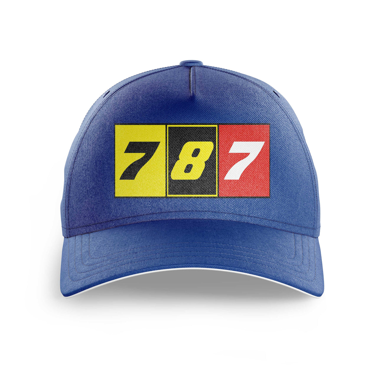 Flat Colourful 787 Printed Hats