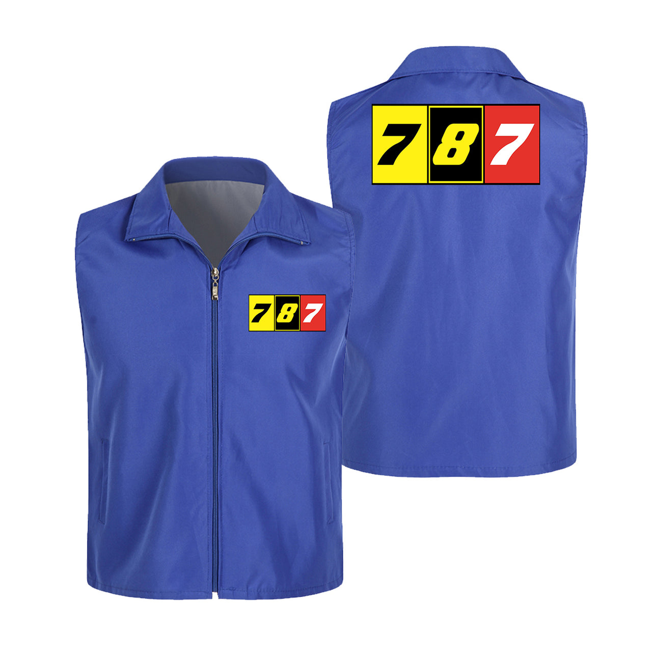 Flat Colourful 787 Designed Thin Style Vests