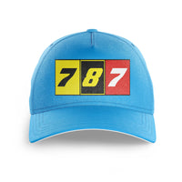 Thumbnail for Flat Colourful 787 Printed Hats