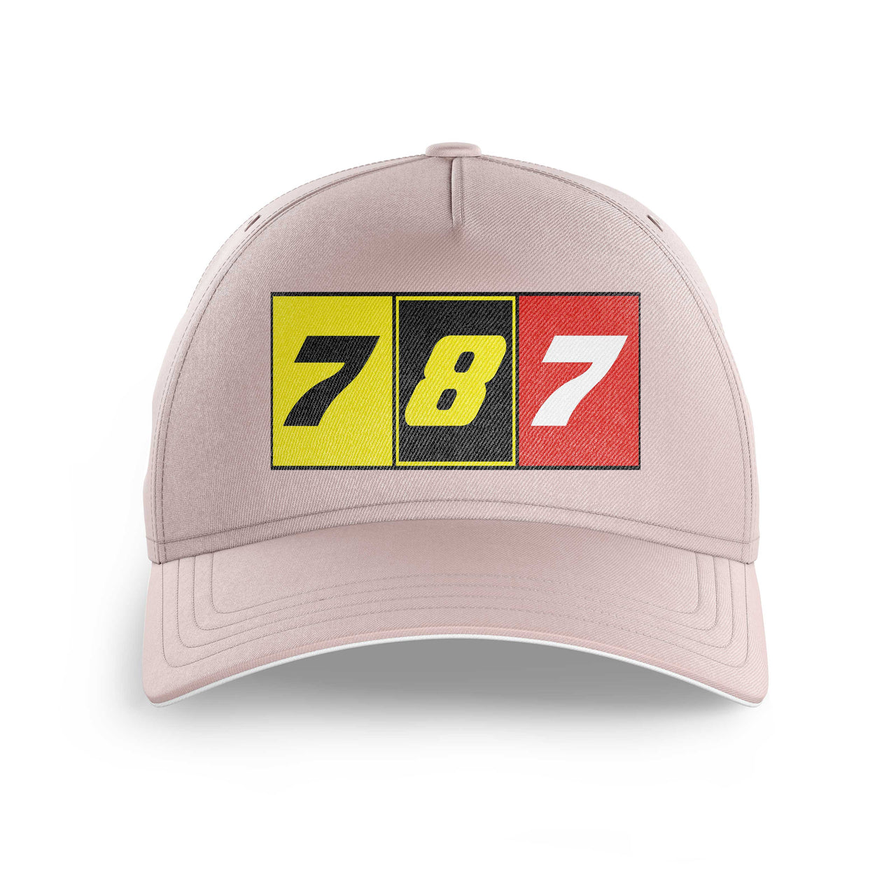 Flat Colourful 787 Printed Hats