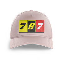 Thumbnail for Flat Colourful 787 Printed Hats