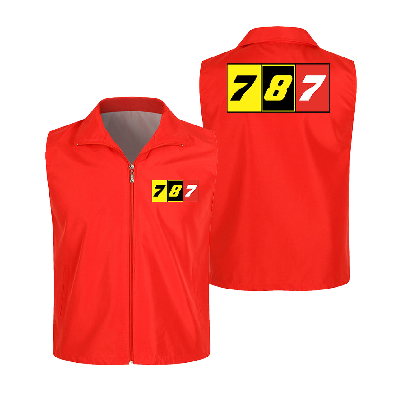 Flat Colourful 787 Designed Thin Style Vests