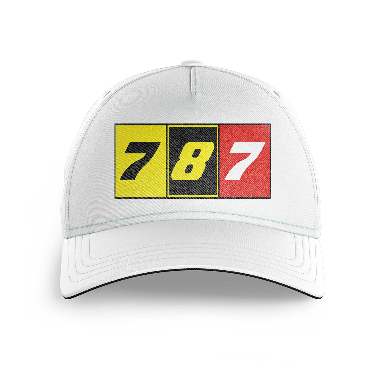 Flat Colourful 787 Printed Hats