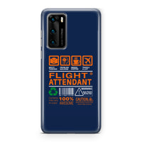 Thumbnail for Flight Attendant Label Designed Huawei Cases