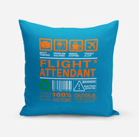 Thumbnail for Flight Attendant Label Above Designed Pillows