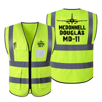 Thumbnail for McDonnell Douglas MD-11 & Plane Designed Reflective Vests