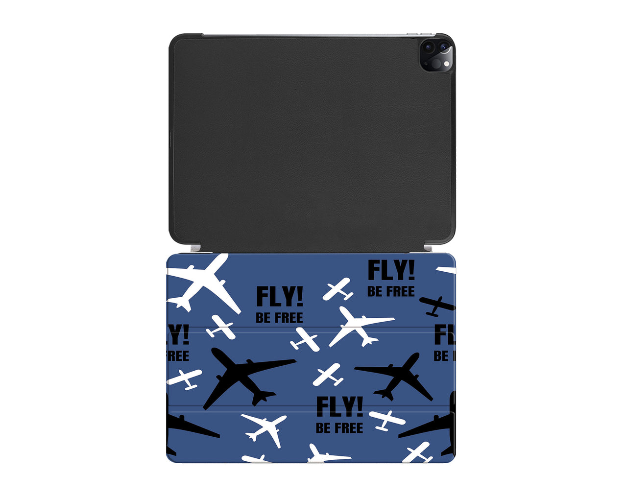 Fly Be Free Blue Designed iPad Cases