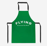 Thumbnail for Flying All Around The World Designed Kitchen Aprons