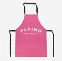 Thumbnail for Flying All Around The World Designed Kitchen Aprons